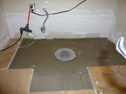 Toilet Leak: New cast iron toilet flange replacement